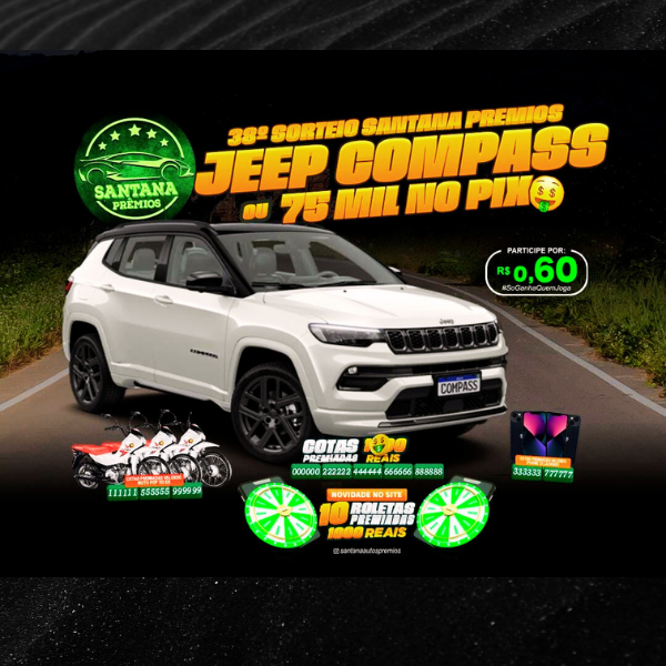 Em cada compra você recebe um giro da sorte!